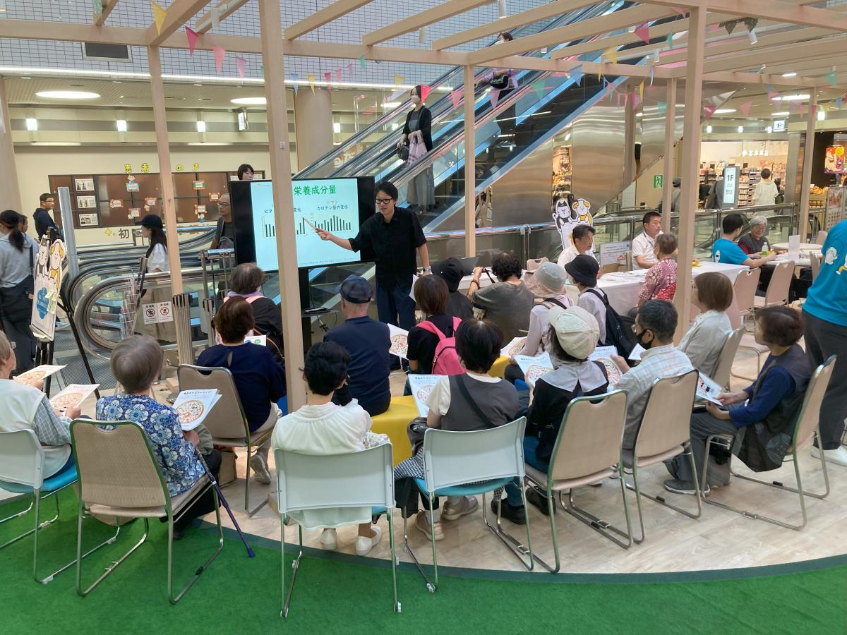 【開催報告】まち健「まちかど健康フェス」アステ川西で開催！日本栄養コンシェルジュ協会・廣瀬直樹 講師が “食と栄養” をテーマに登壇